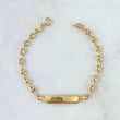 Pulso GC 2.5gr / 15cm / 4.5mm Placa Rectangular Oro Amarillo