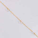 Pulso Modulable Rolo Perlas 1.3g / 17.8cm - 15.9cm / 1.3mm Oro Amarillo 18K