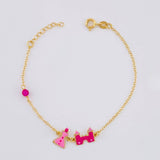 Pulso Modulable Rolo Seguido Castillo Princesa 1.25g / 16cm - 14.1cm / 1.3mm Oro Amarillo 18K