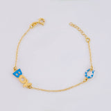 Pulso Modulable Rolo Seguido Boy Herradura 1.35g / 15.9cm - 13.9cm / 1.3mm Oro Amarillo 18K