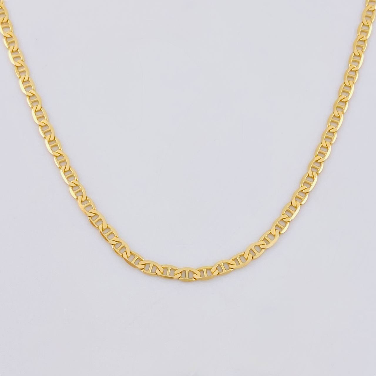 Cadena Escalera 4.15g / 50cm / 2.1mm Oro Amarillo 18K