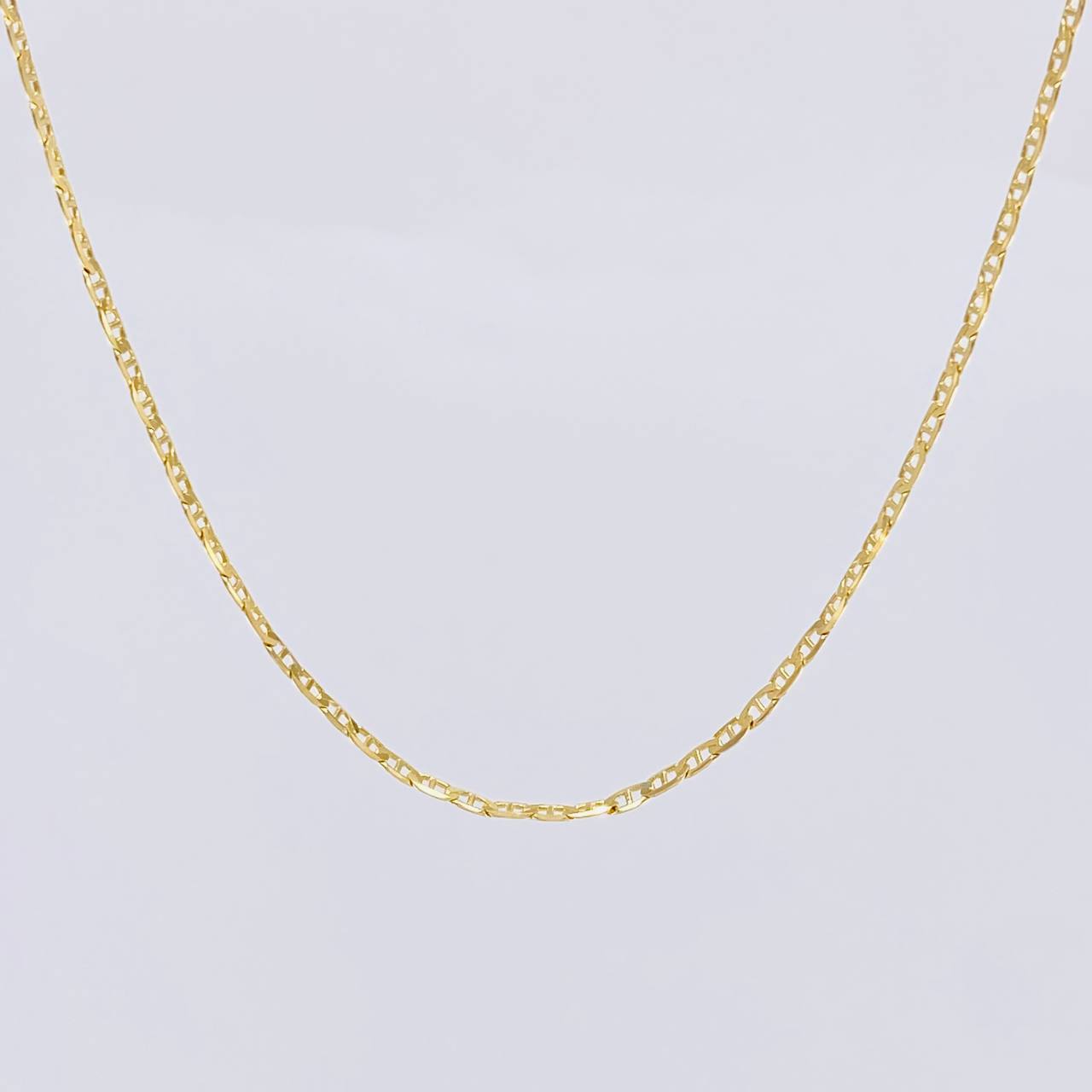 Cadena Escalera 4.15g / 50cm / 2.1mm Oro Amarillo 18K