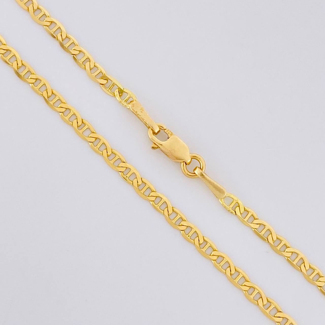 Cadena Escalera 4.15g / 50cm / 2.1mm Oro Amarillo 18K