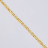 Cadena Escalera 4.15g / 50cm / 2.1mm Oro Amarillo 18K