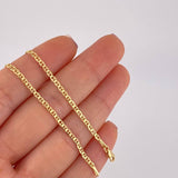 Cadena Escalera 4.15g / 50cm / 2.1mm Oro Amarillo 18K