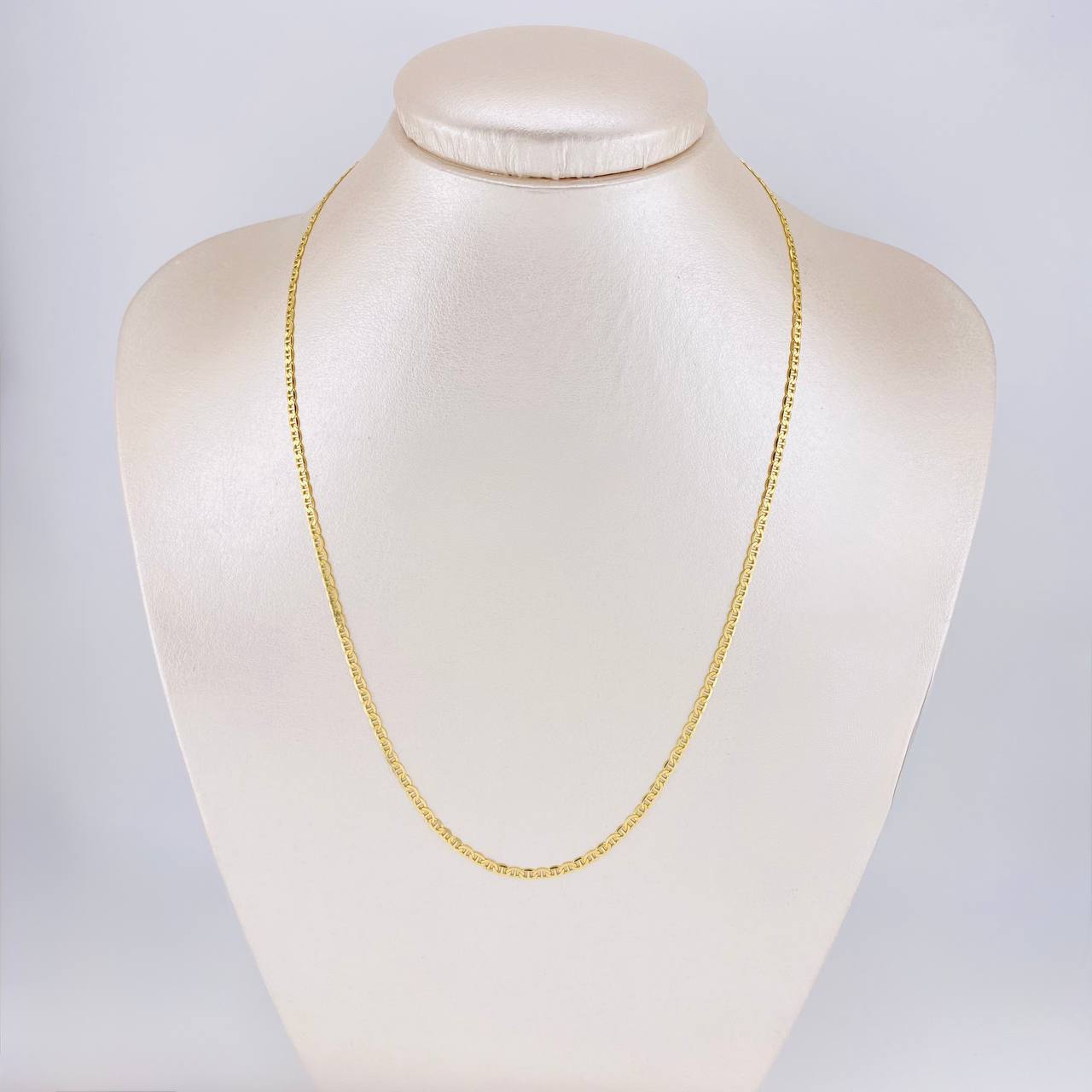 Cadena Escalera 4.1g / 50cm / 2.1mm Oro Amarillo 18K