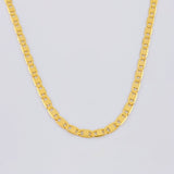 Cadena Plana 4.7g / 50cm / 2.5mm Oro Amarillo 18K