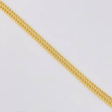 Cadena Sedusa 5.2g / 60cm / 3.8mm Oro Amarillo 18K
