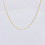 Cadena Mini Cubana 1.45g / 40cm / 2mm Oro Amarillo 18K