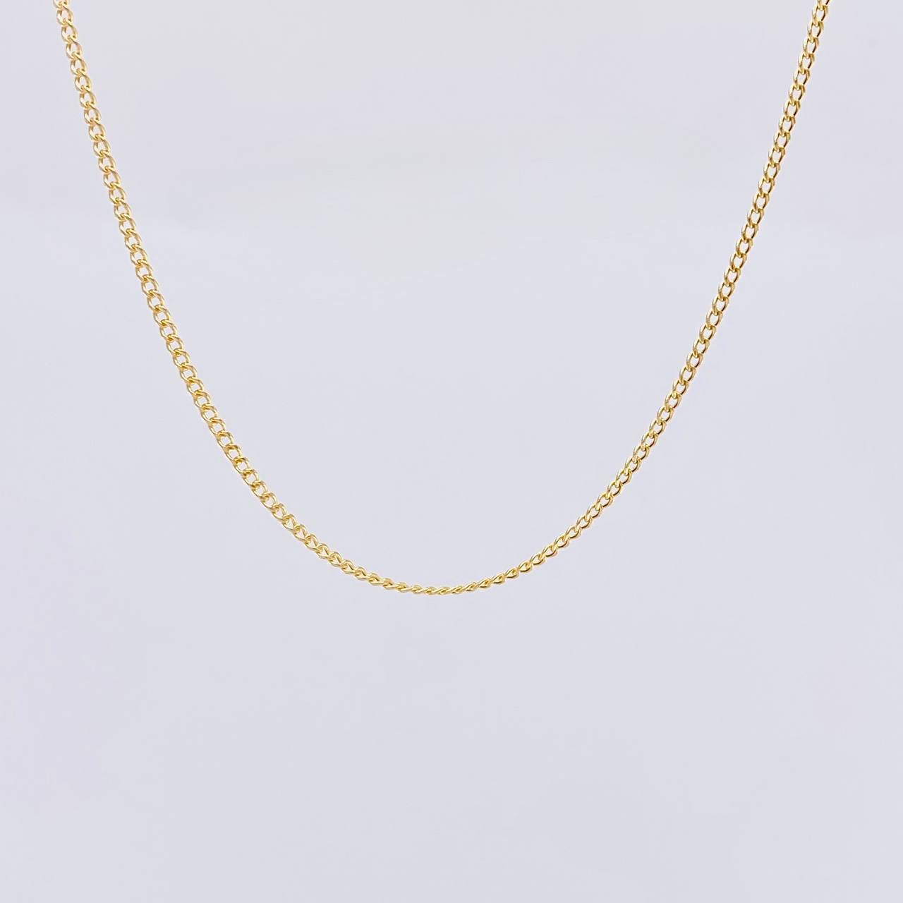 Cadena Cubana 4.15g / 60cm / 3.1mm Oro Amarillo 18K