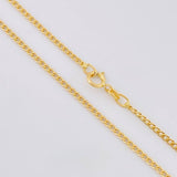 Cadena Mini Cubana 1.45g / 40cm / 2mm Oro Amarillo 18K
