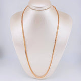 Cadena Cubana 7.15g / 60cm / 4.2mm Oro Rosa 18K