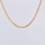Cadena Cubana 7.15g / 60cm / 4.1mm Oro Rosa 18K