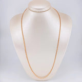 Cadena Cubana 4.25g / 60cm / 2.95mm Oro Rosa 18K