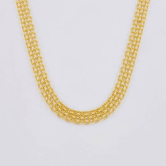 Cadena China 8.45g / 60cm / 4.3mm Oro Amarillo 18K