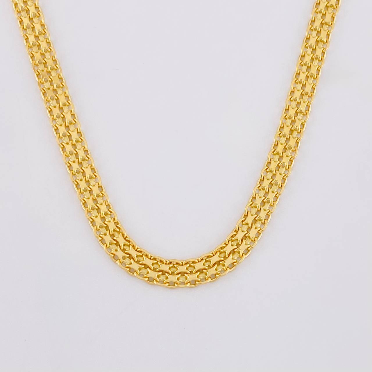 Cadena China 10g / 45cm / 3.7mm Oro Amarillo 18K