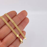 Cadena China 10g / 45cm / 3.7mm Oro Amarillo 18K