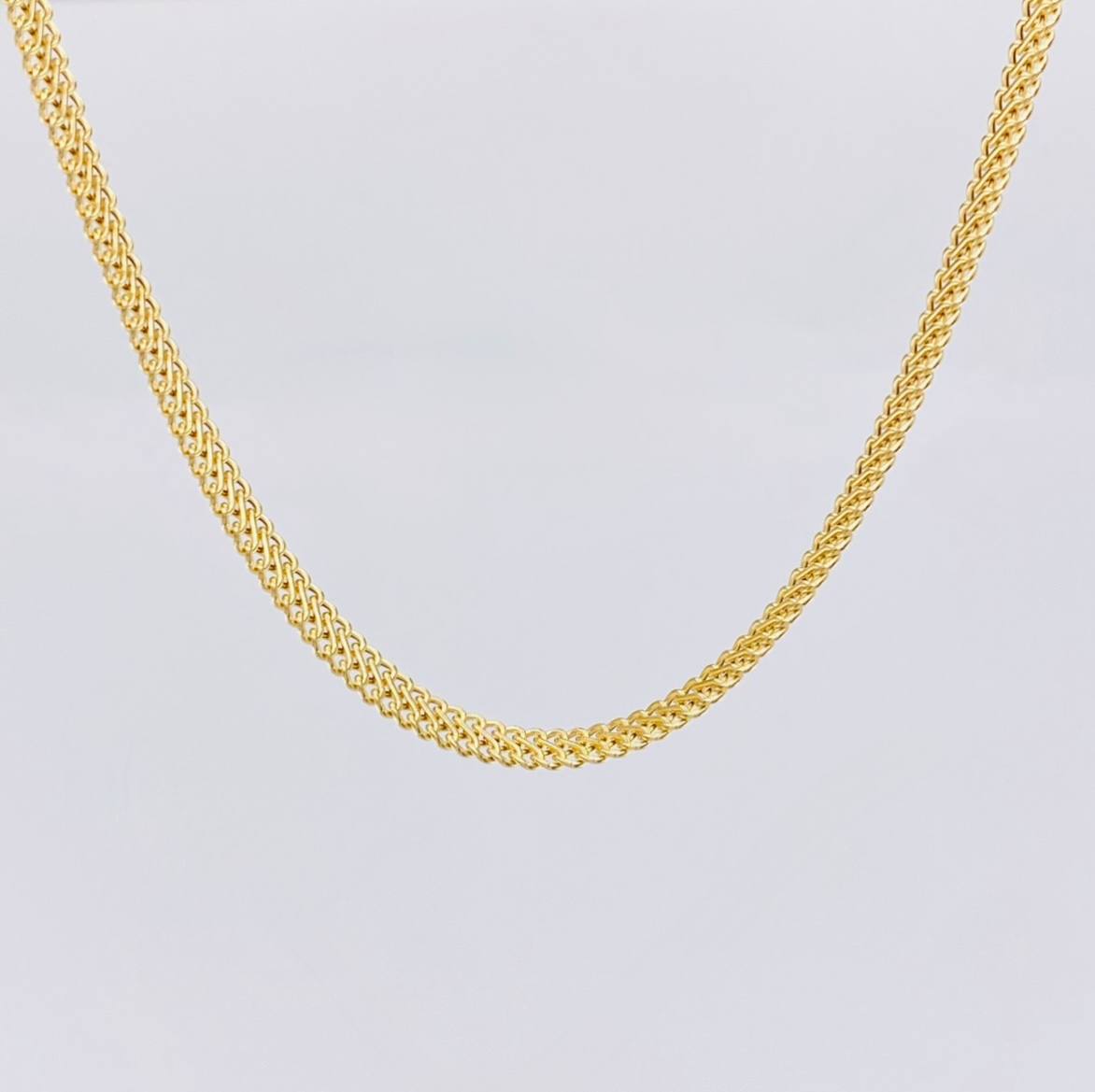 Cadena Sedusa 5.2g / 60cm / 3.8mm Oro Amarillo 18K