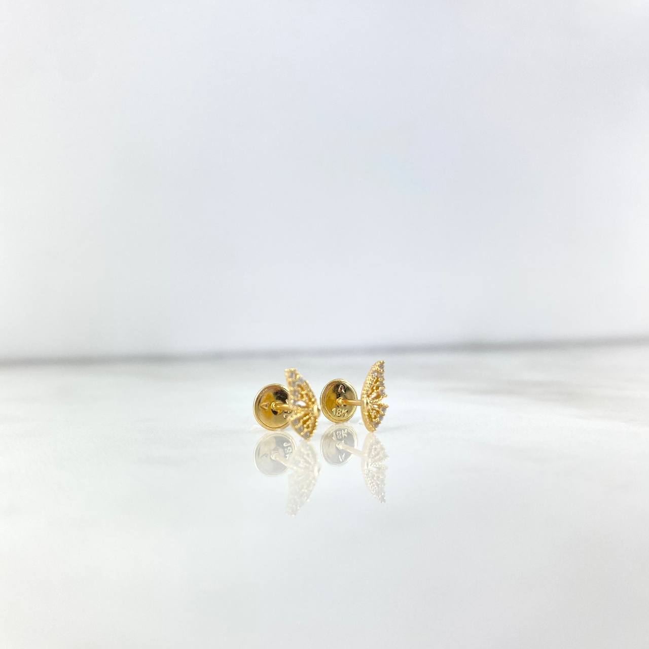 Topos Alas Mariposa 0.8gr / Circones Blancos Oro Amarillo *