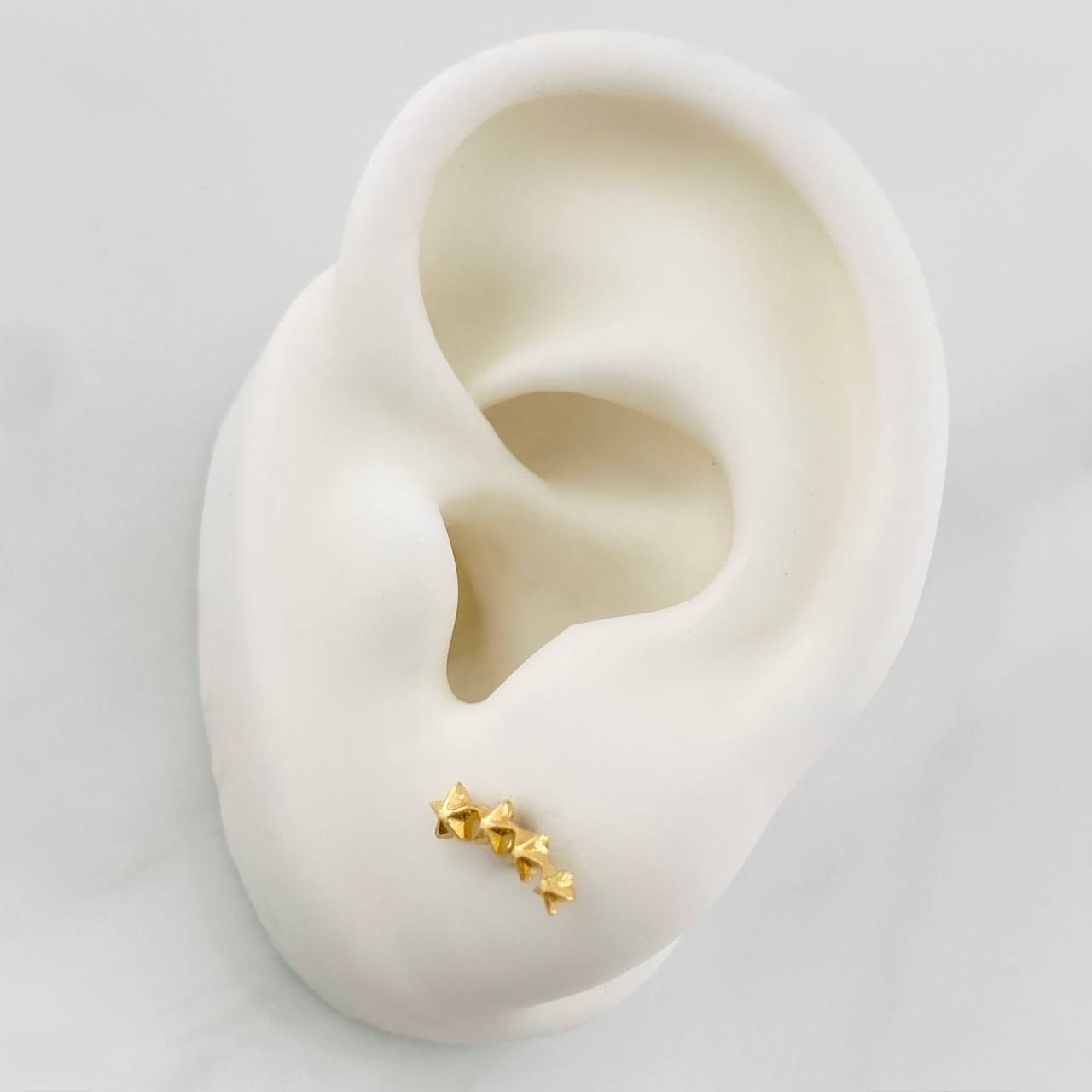 Topos Estrellas 0.85g / 3.9mm Oro Amarillo 18K