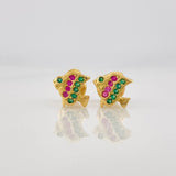 Topos Pez 0.85g / 7.1mm Oro Amarillo 18K