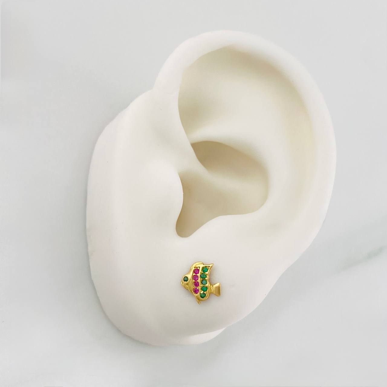 Topos Pez 0.85g / 7.1mm Oro Amarillo 18K