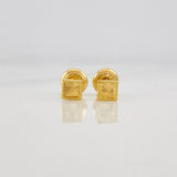 Topos Cuadro Diamantado 0.65g / 4mm Oro Amarillo 18K