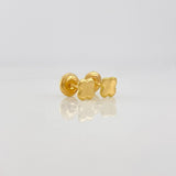 Topos Trébol 0.65g / 4.9mm Oro Amarillo 18K