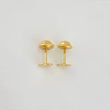 Topos Trébol 0.65g / 4.9mm Oro Amarillo 18K