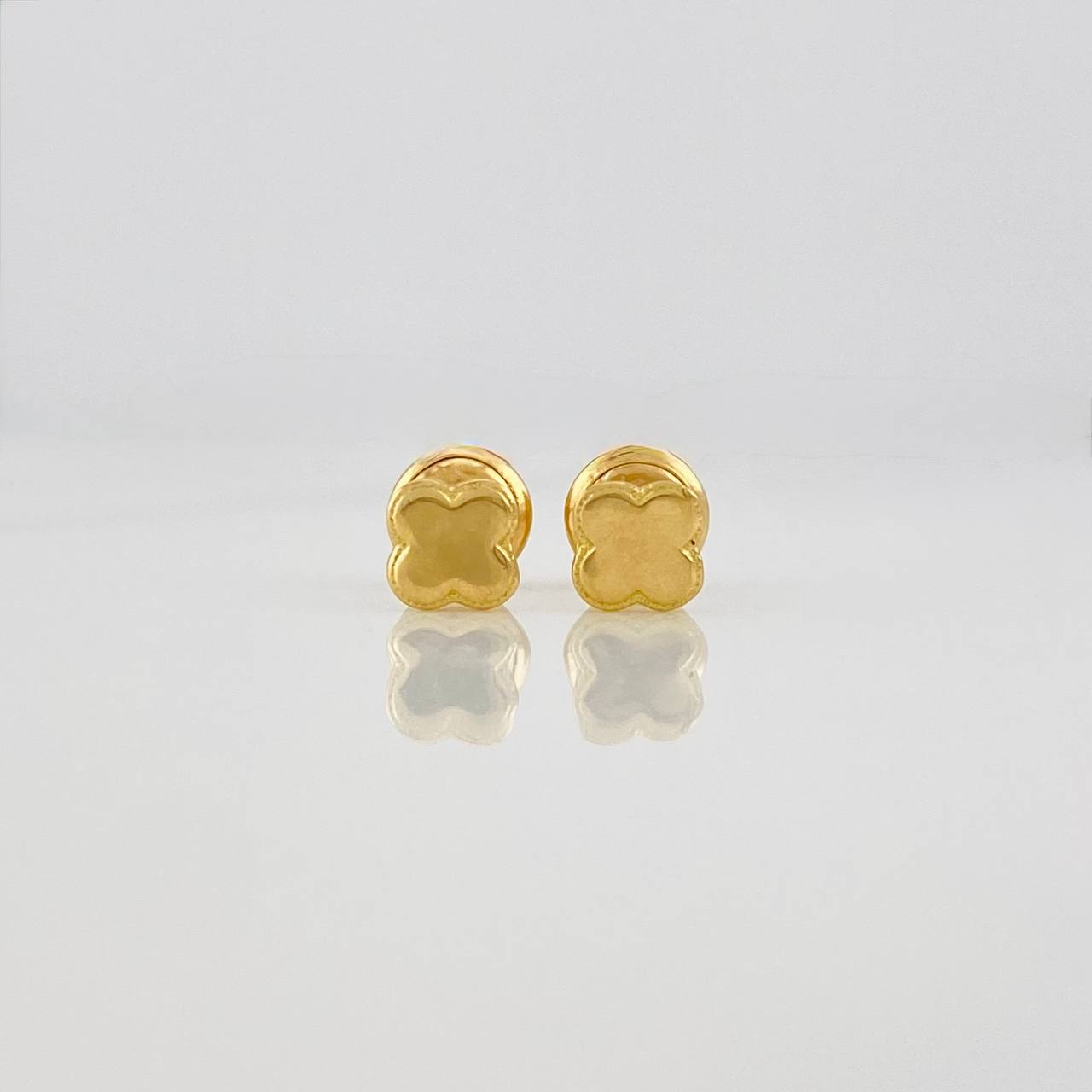 Topos Trébol 0.65g / 4.9mm Oro Amarillo 18K