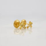 Topos Cruz 0.65g / 6.1mm Oro Amarillo 18K