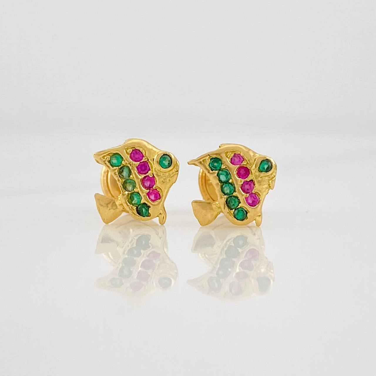 Topos Pez 0.9g / 7.3mm Oro Amarillo 18K