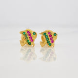 Topos Pez 0.9g / 7.3mm Oro Amarillo 18K