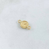 Herraje Letra Y 0.45gr / 1.5cm / Circulo Bordeado Oro Amarillo 18K ©