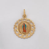 Dije Virgen De Guadalupe 1.2 g / 2.5 cm Oro Amarillo 18K
