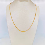 Cadena China 2.8g / 40cm / 1.6mm Oro Amarillo 18K