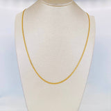 Cadena China 3.05g / 45cm / 2.18mm Oro Amarillo 18K