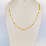 Cadena Escalera 4.4g / 45cm / 2.35mm Oro Amarillo 18K