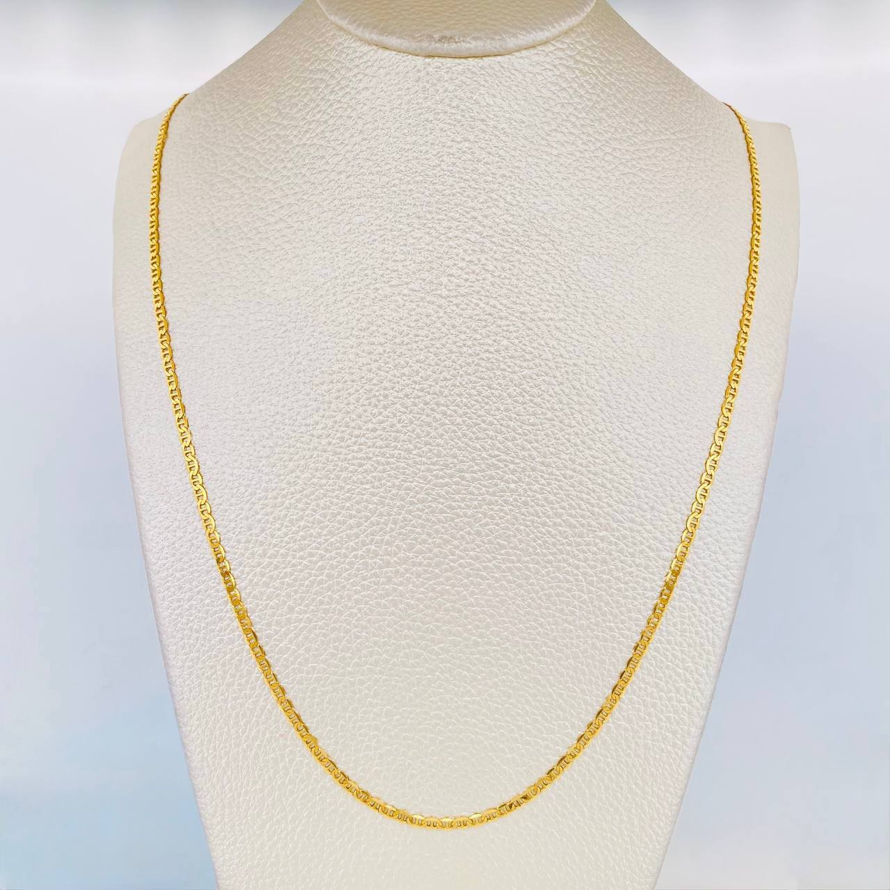 Cadena Escalera 4.15g / 45cm / 2.28mm Oro Amarillo 18K