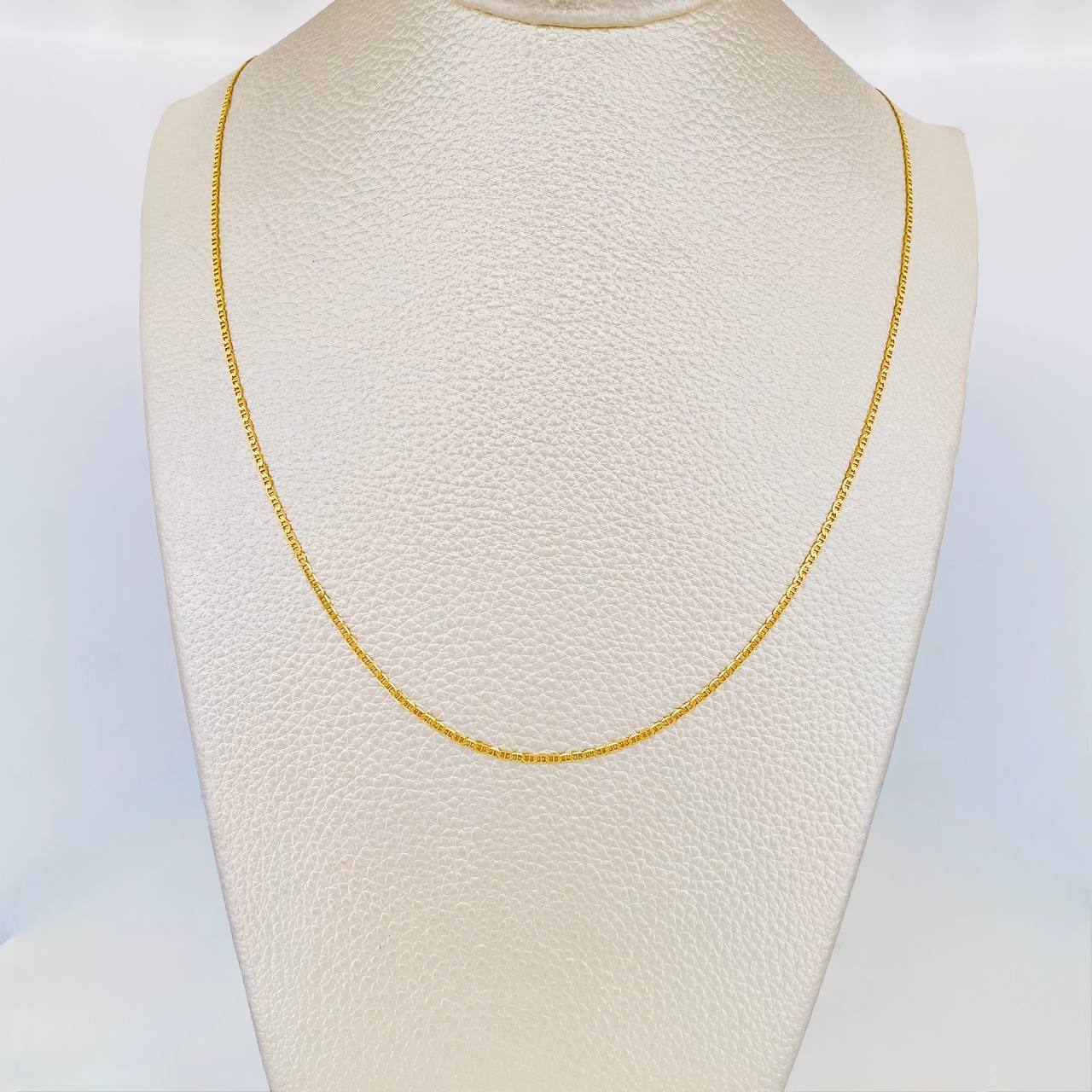 Cadena Escalera 1.95g / 50cm / 1.3mm Oro Amarillo 18K
