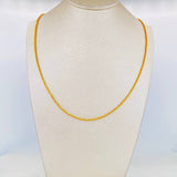 Cadena Lazo 1.65g / 50cm / 1.54mm Oro Amarillo 18K