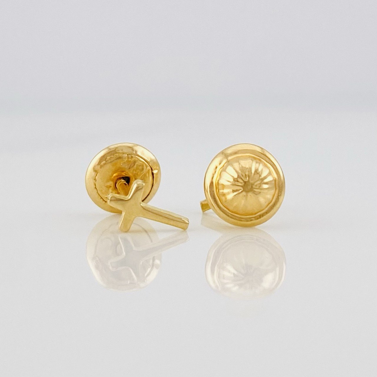 Topos Cruz 0.55g / 5.7mm Oro Amarillo 18K