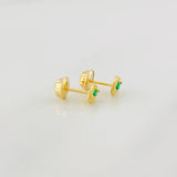 Topos Ojo 0.65g / 6.25mm Oro Amarillo 18K