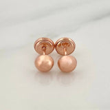 Topos Media Bola 0.7g / 5mm Oro Rosa 18K