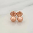 Topos Media Bola 0.65g / 5mm Oro Rosa 18K