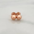 Topos Media Bola 0.6g / 4mm Oro Rosa 18K