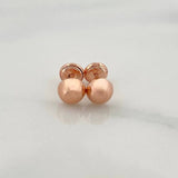 Topos Media Bola 0.55g / 4mm Oro Rosa 18K