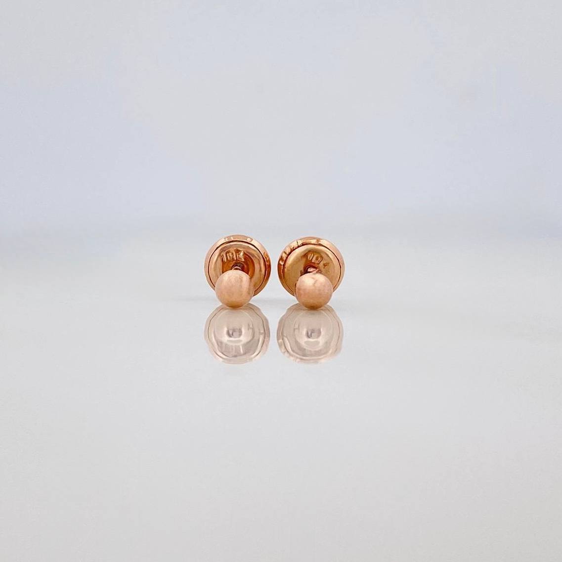 Topos Media Bola 0.5g / 3mm Oro Rosa 18K
