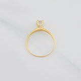 Anillo Solitario 1.3g / T6 1/4 Oro Amarillo 18K