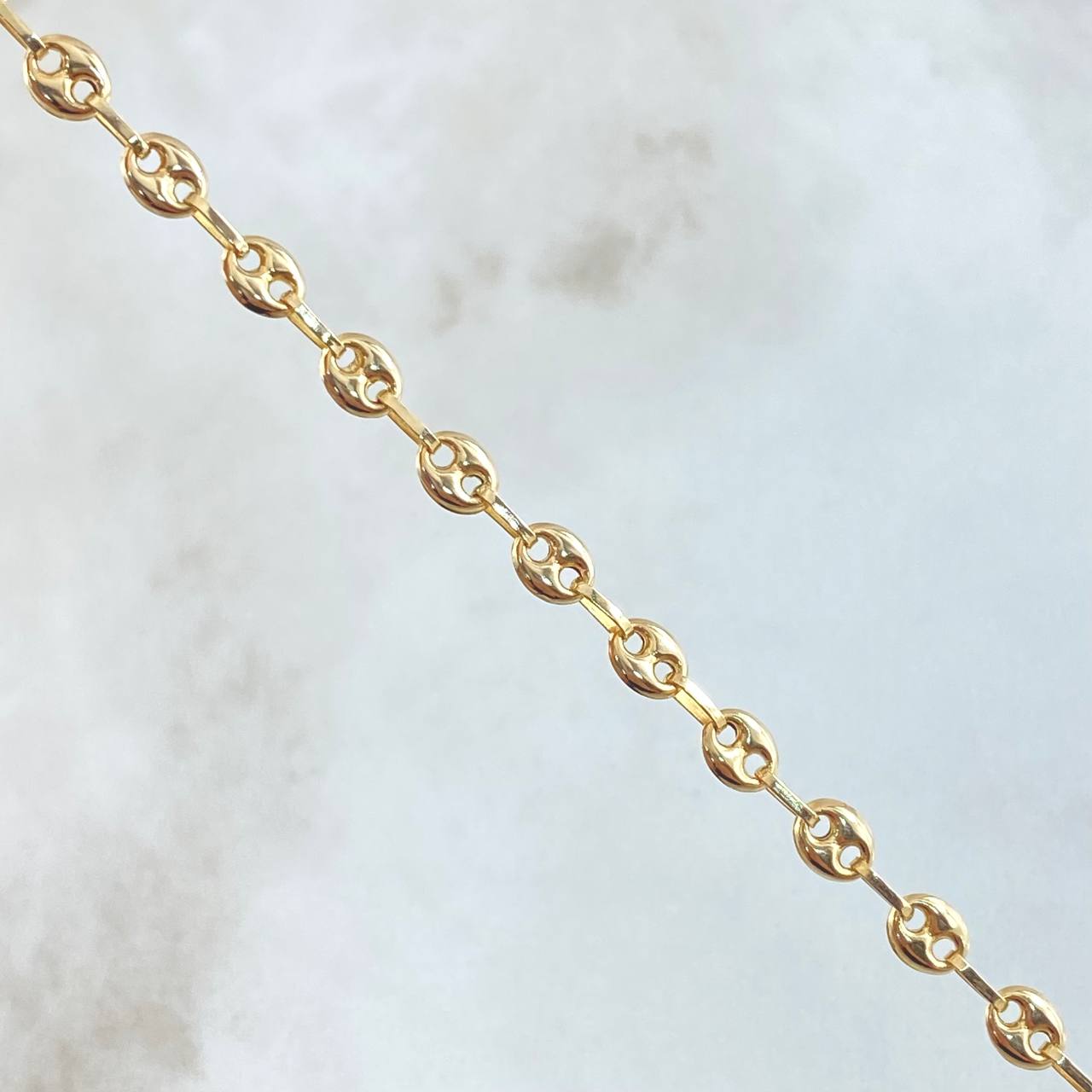 Tobillera GC 3.85gr / 26.5cm / 4.2mm Oro Amarillo 18K